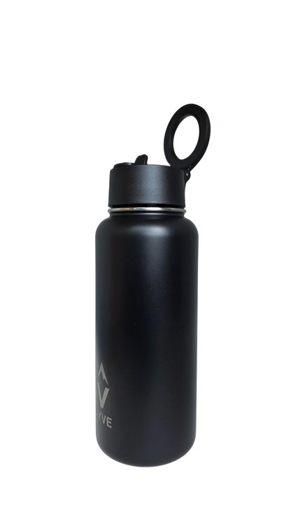 Black 32oz Bottle with Magnetic Phone Holder